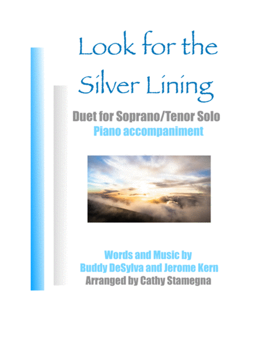 Look for the Silver Lining-Key of Eb (Duet for Tenor/Bass Solo, Piano) image number null