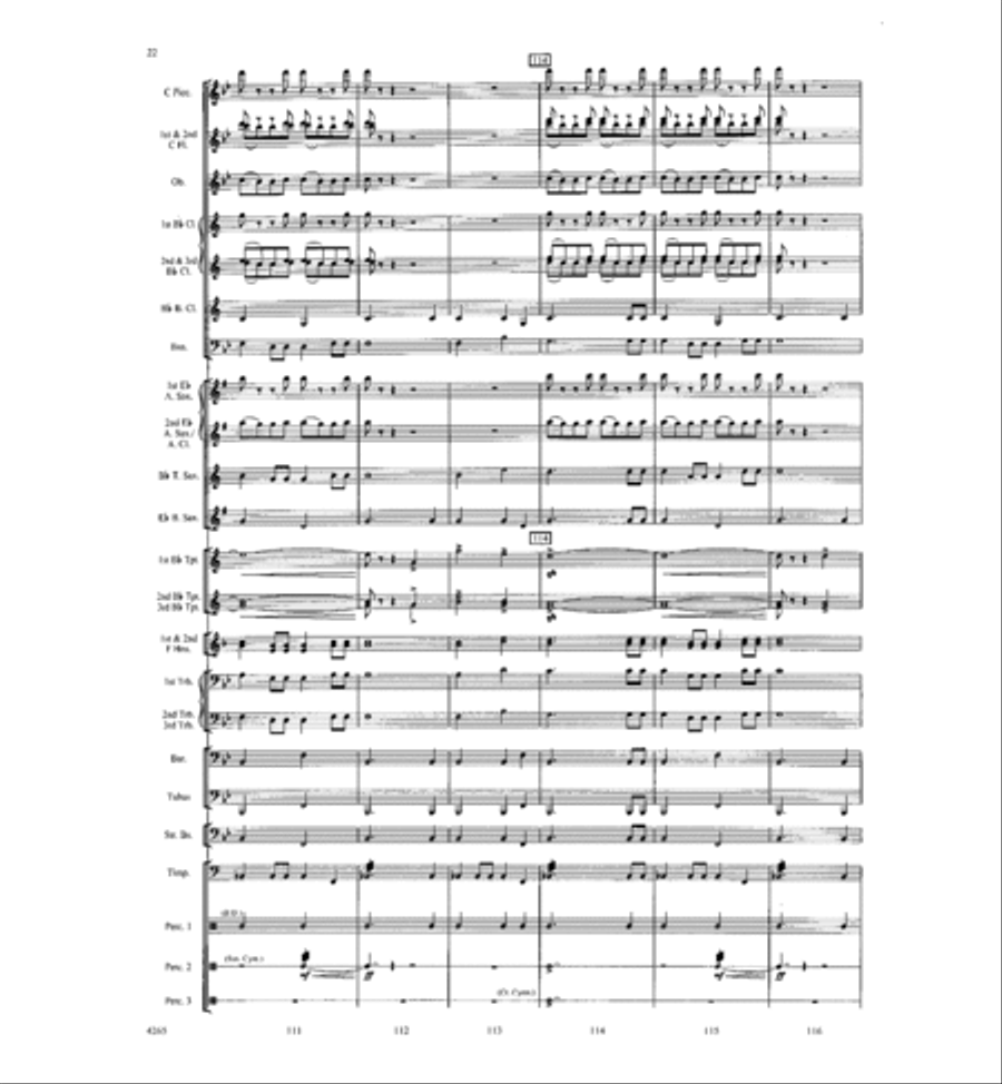 River of Life Concert Band scores gallery preview page 21