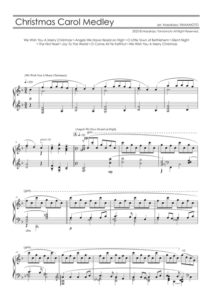 Christmas Carol Medley [Piano Solo / advanced] image number null