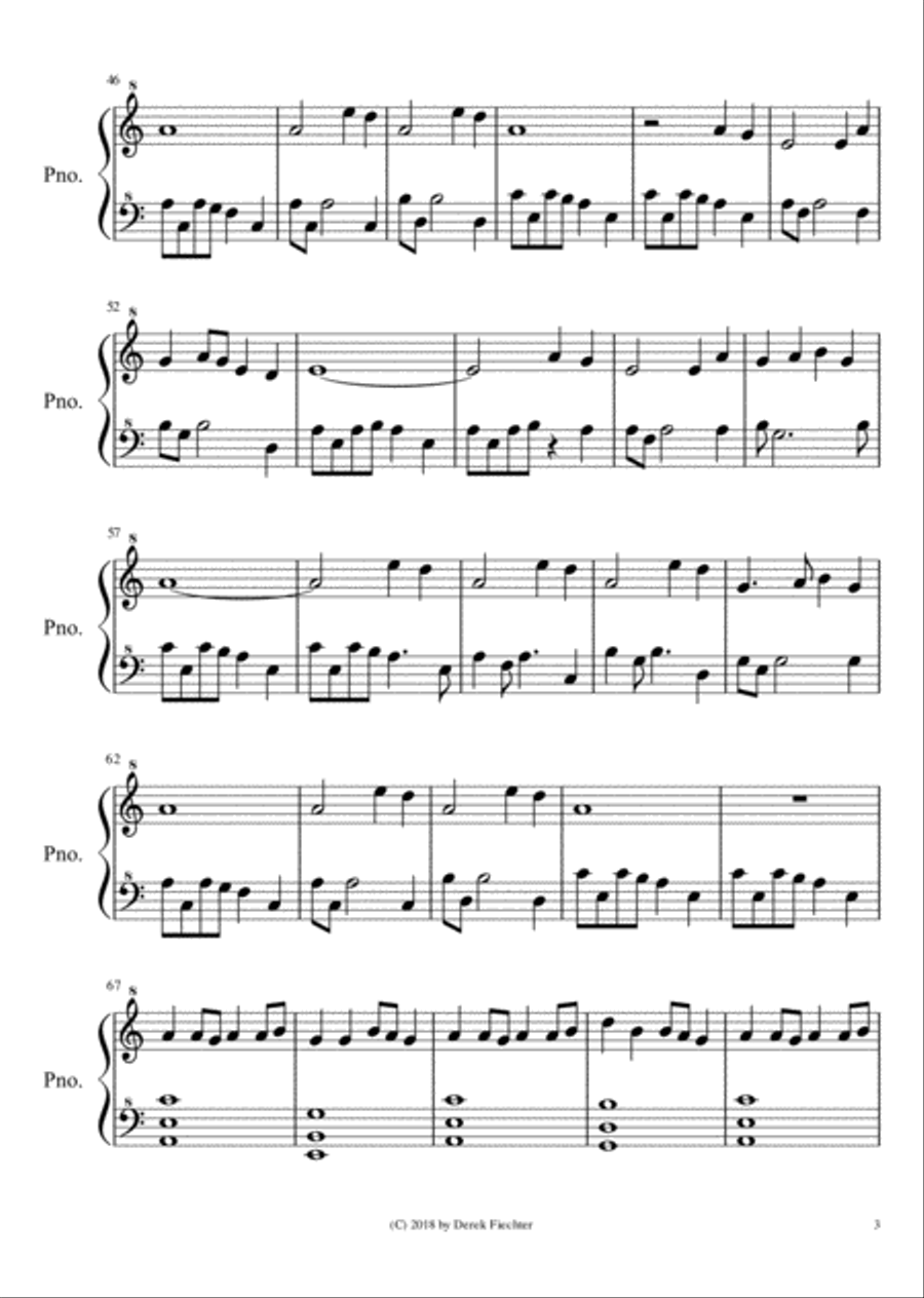 Imperial Dynasty Piano Solo scores gallery preview page 3