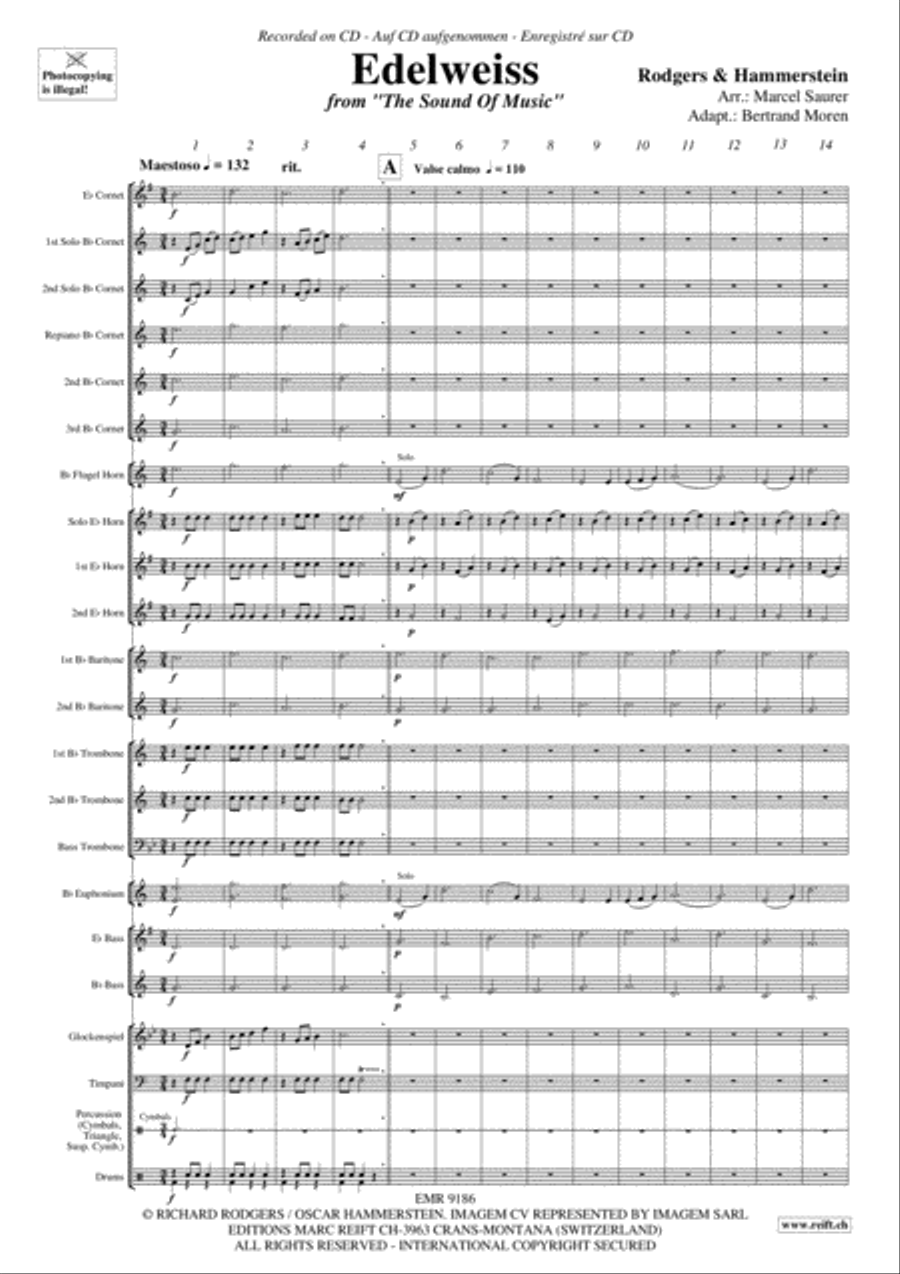 Edelweiss Brass Band scores gallery preview page 4