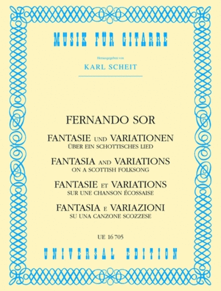 Fernando Sor : Fantasy and Variations, Op. 40