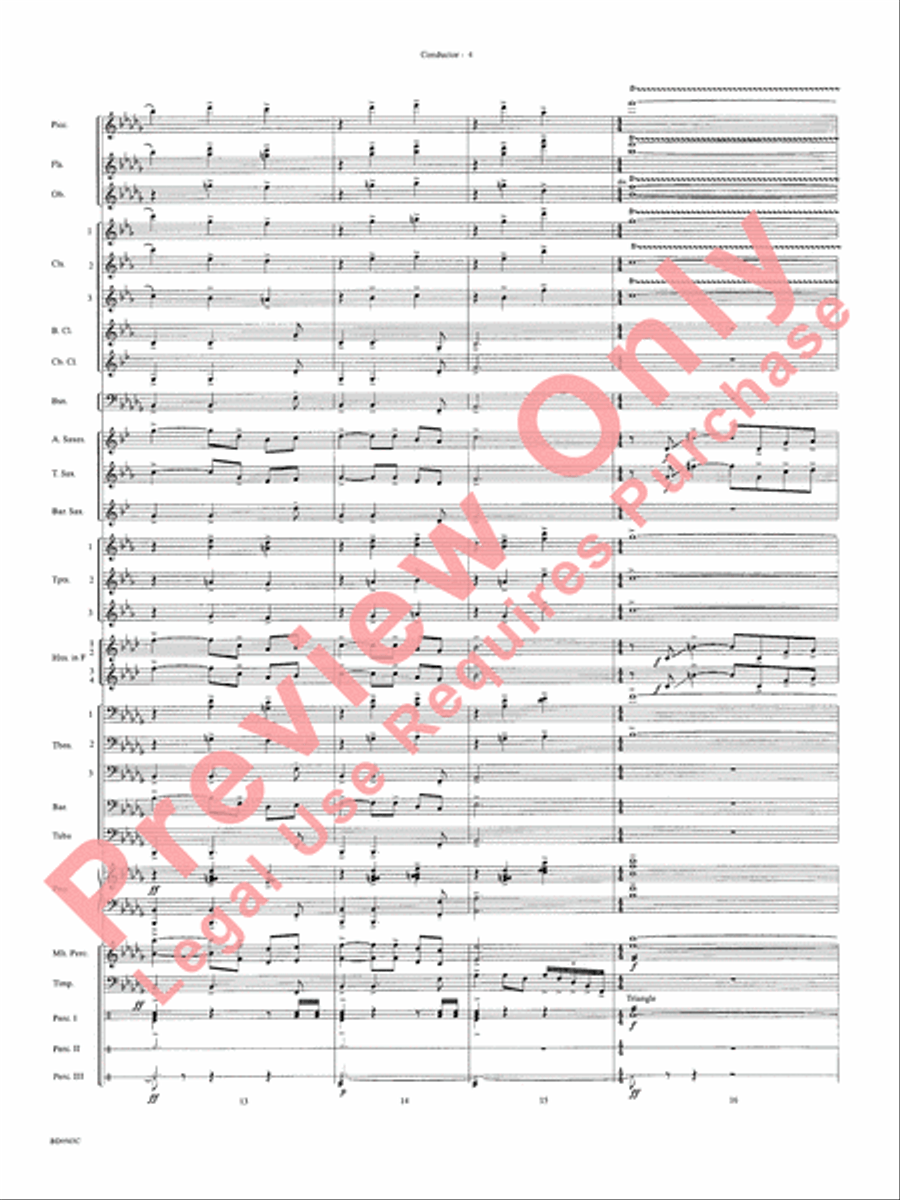 The Inferno The Inferno Concert Band scores gallery preview page 7