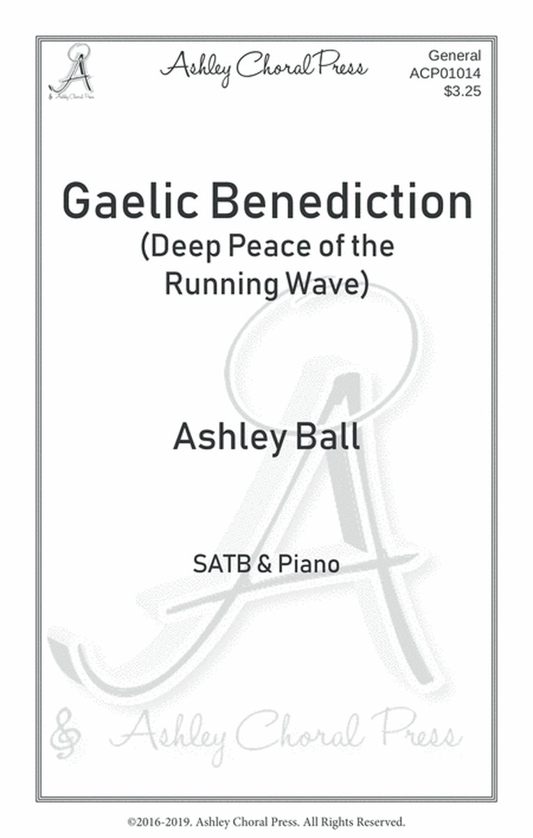 Gaelic Benediction, Deep peace of the running wave image number null