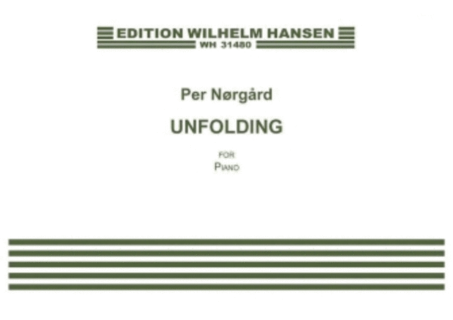 Unfolding Piano Solo scores gallery preview page 1