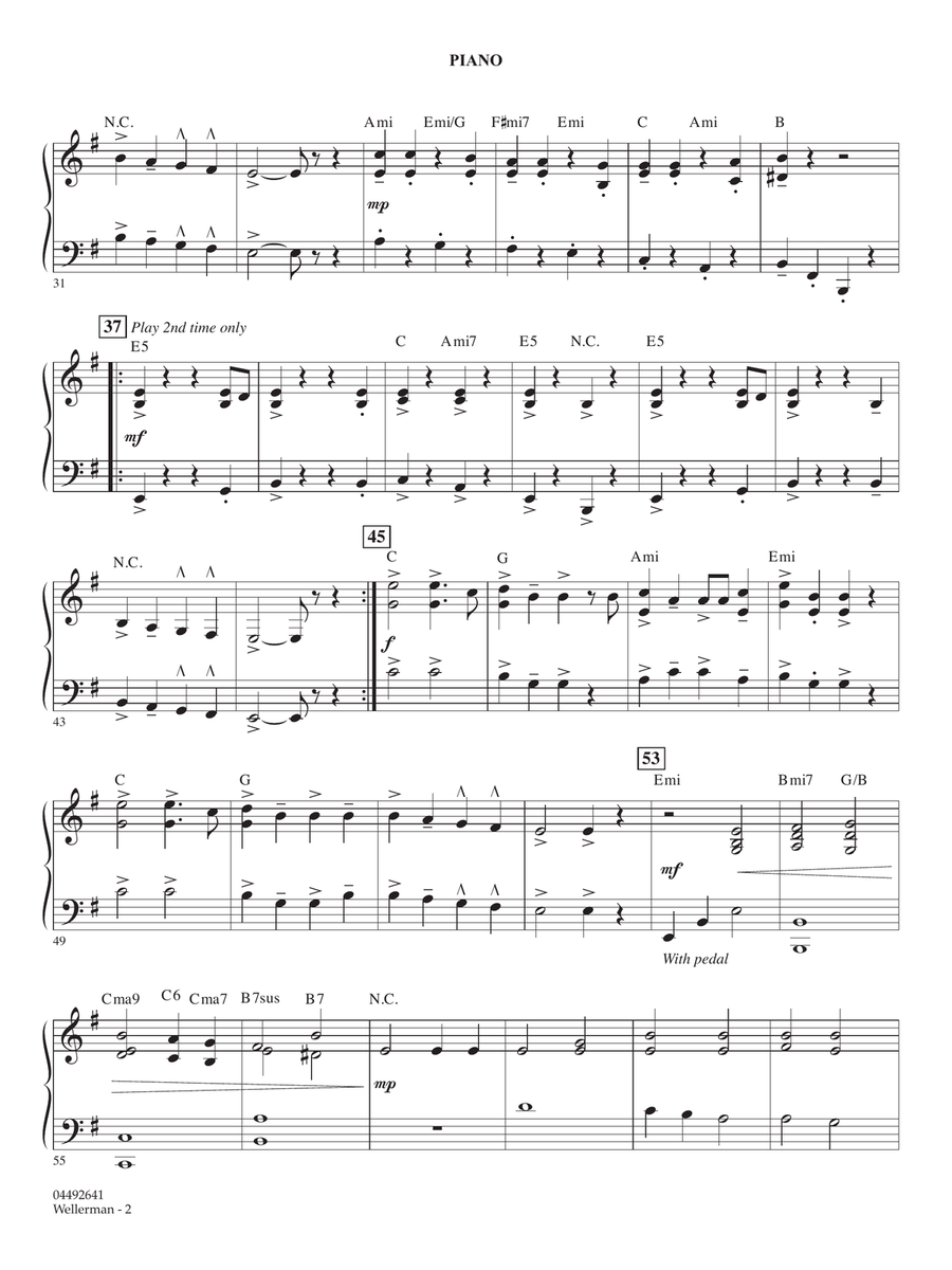 Wellerman (arr. Larry Moore) - Piano Orchestra scores gallery preview page 2