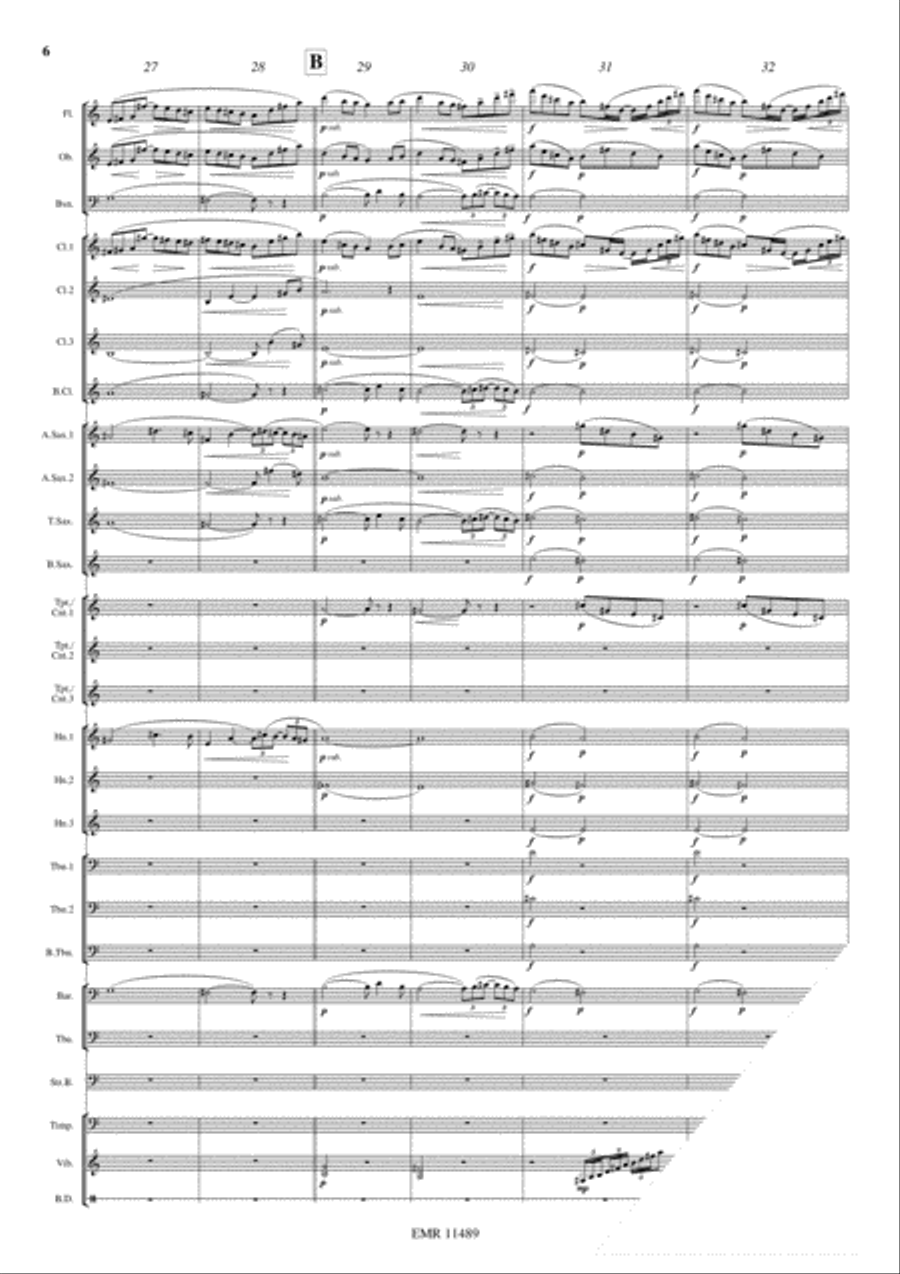 Prelude To Werther Prelude To Werther Concert Band scores gallery preview page 7