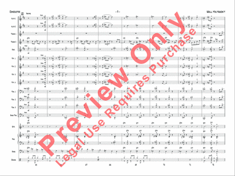 Well You Needn't Jazz Ensemble scores gallery preview page 10