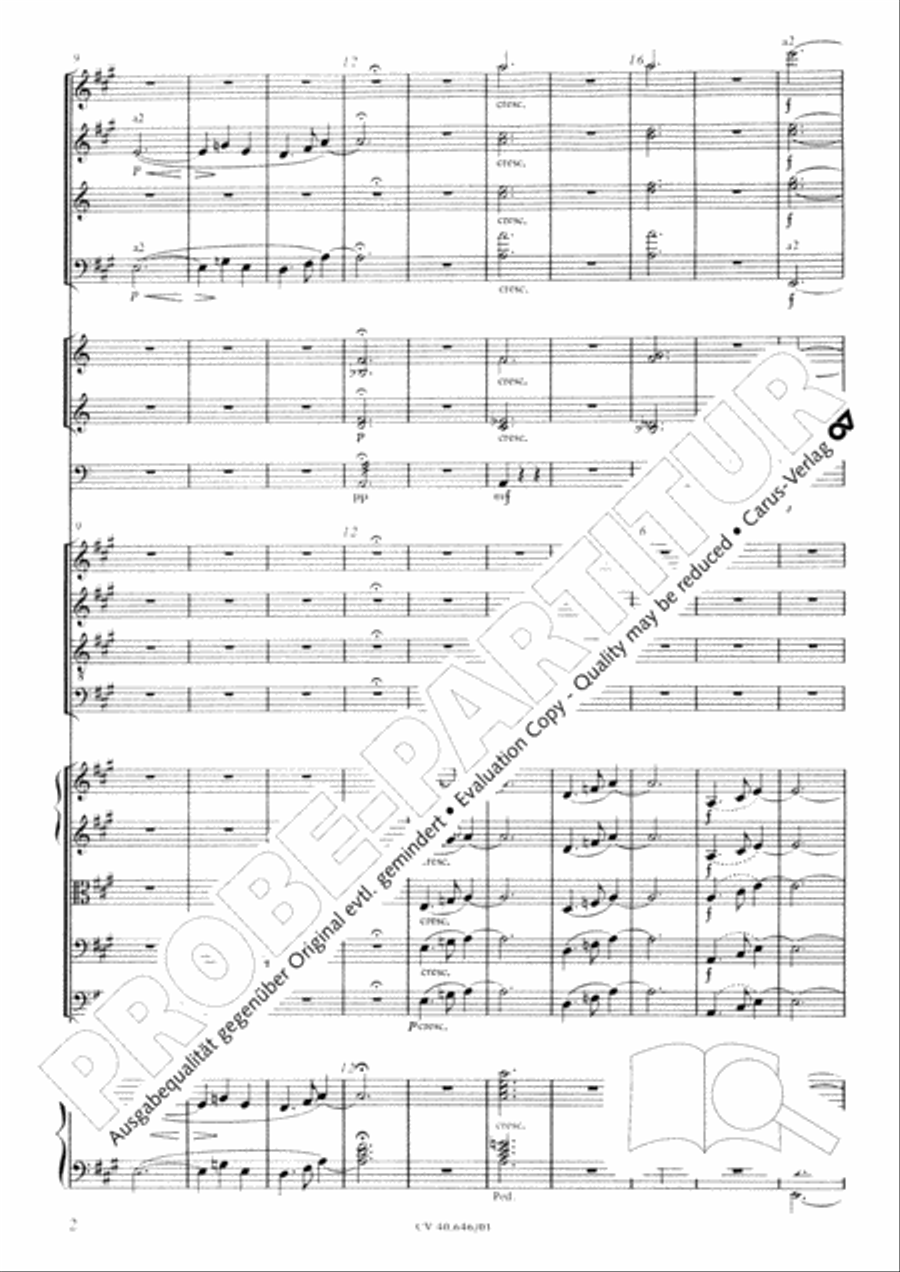 Mass in A Major (2 versions) STB scores gallery preview page 13