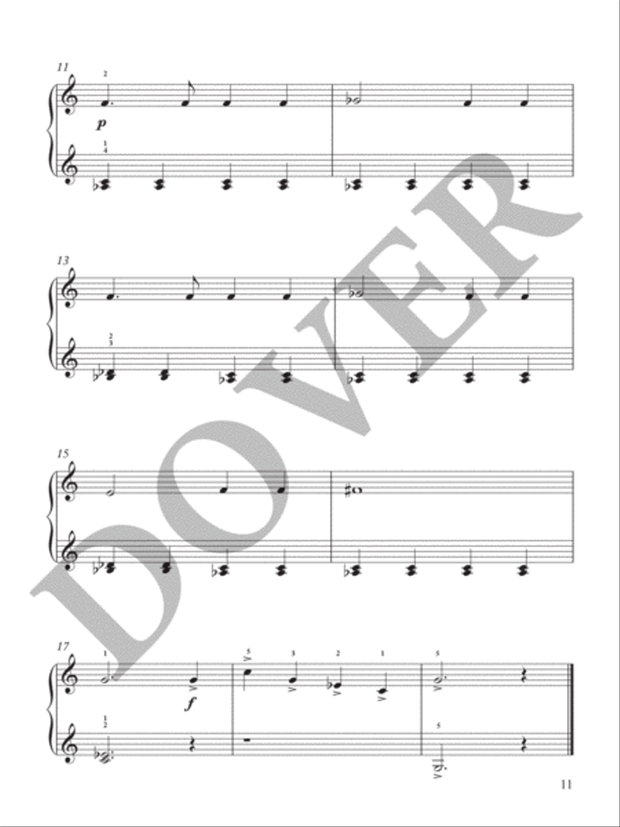 A First Book of Haydn -- For The Beginning Pianist with Downloadable MP3s Easy Piano scores gallery preview page 4