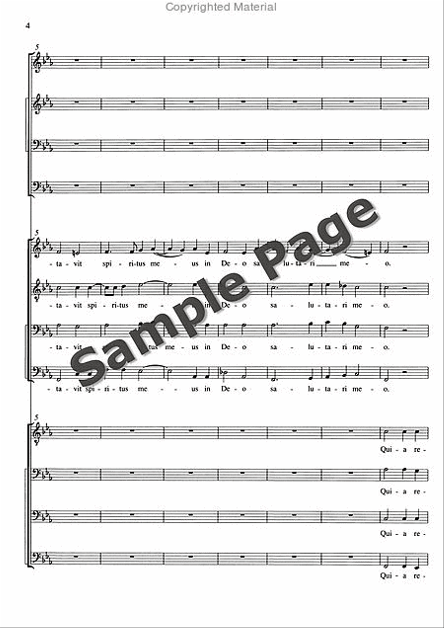 Magnificat Magnificat Mixed Choir scores gallery preview page 5