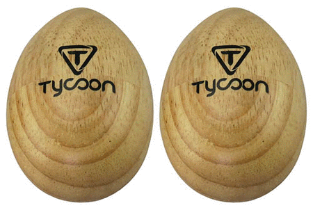 Large Wooden Egg Shakers (Pair)