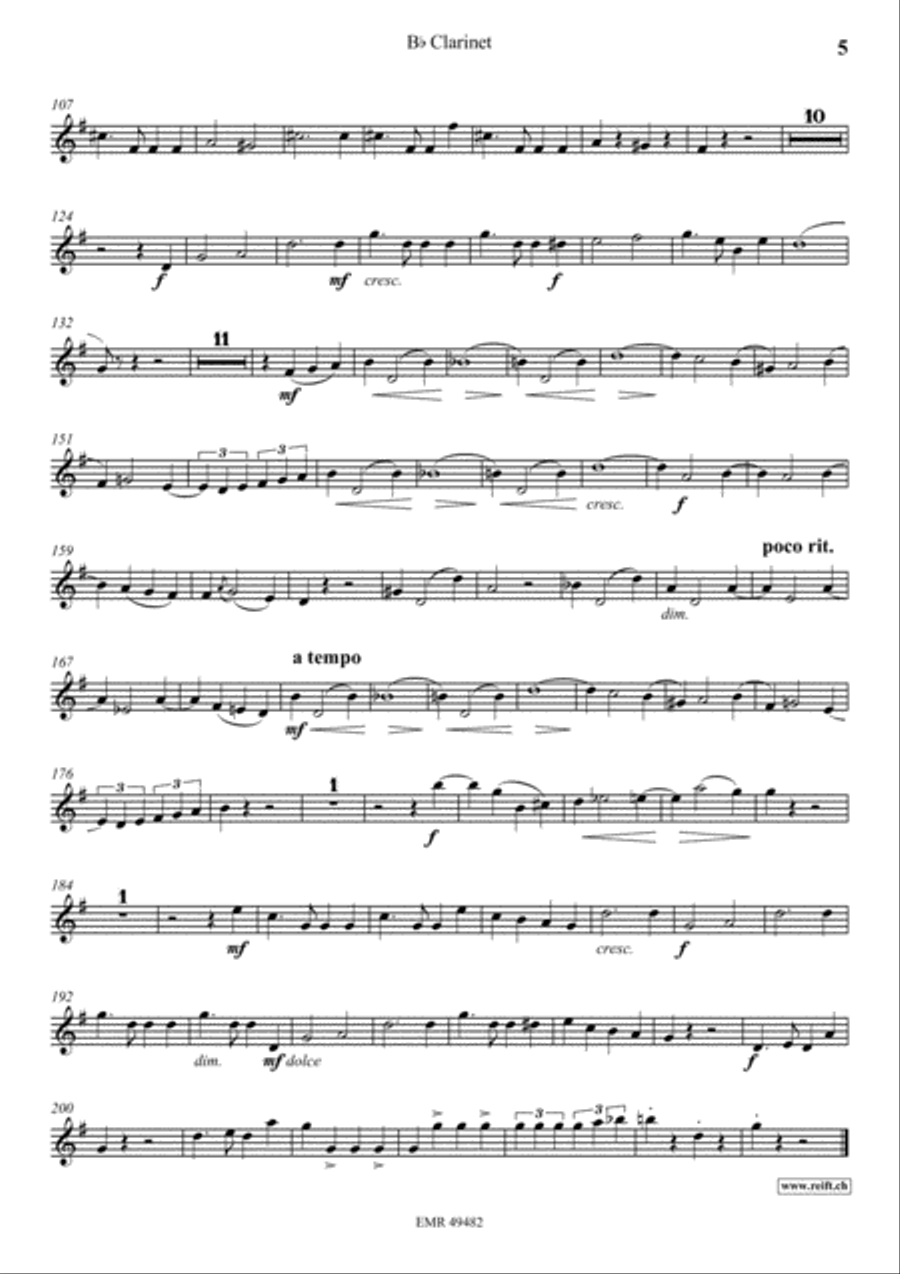 Sonate Clarinet Solo scores gallery preview page 6