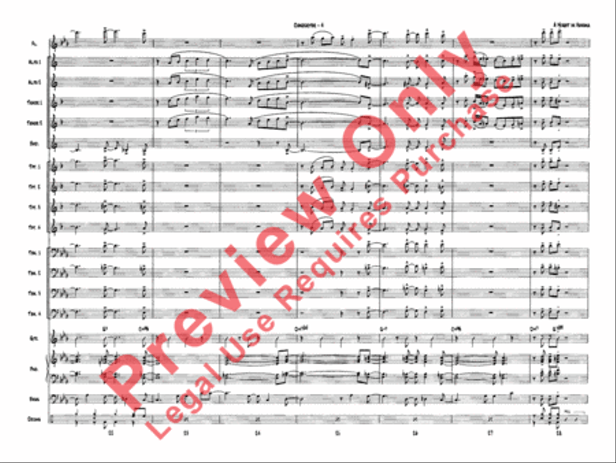 A Night in Havana Jazz Ensemble scores gallery preview page 7
