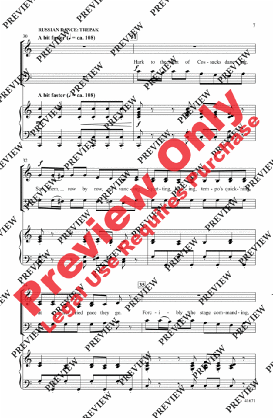 The Nutcracker . . . In About Three Minutes 3-Part scores gallery preview page 7