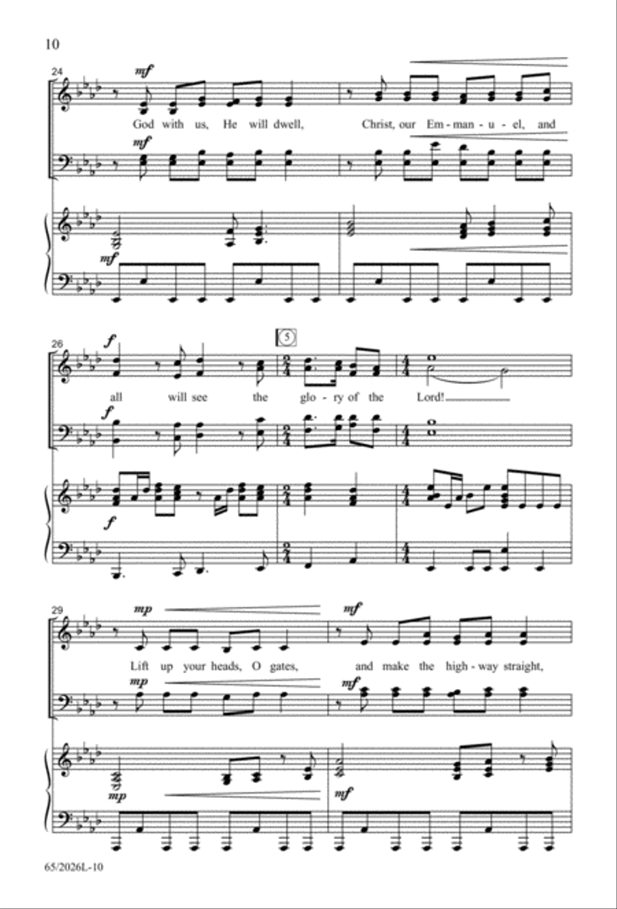 Night of the Father's Love 4-Part scores gallery preview page 11