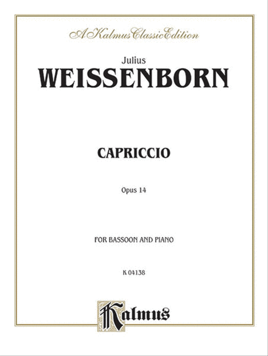 Capriccio, Op. 14 Small Ensemble scores gallery preview page 1