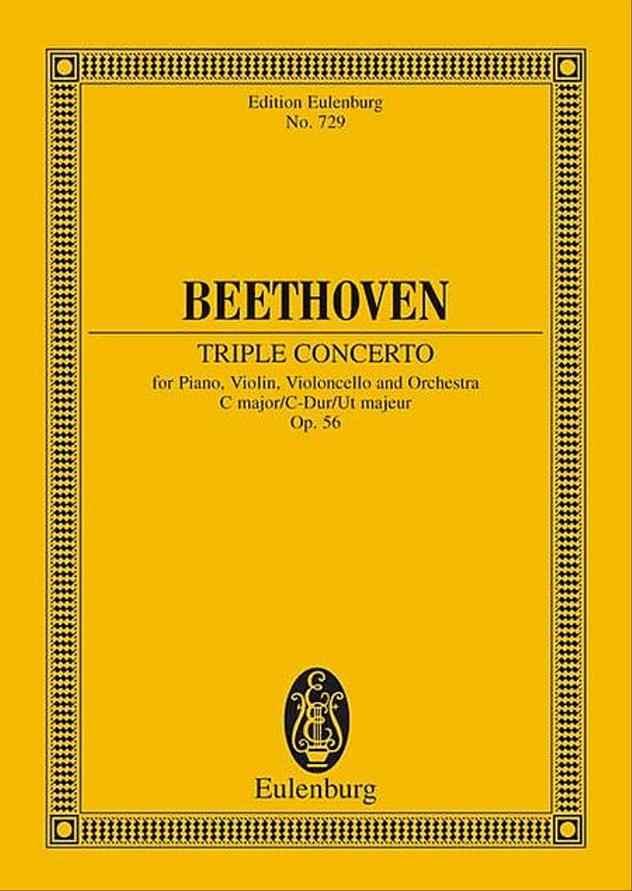 Triple Concerto in C Major, Op. 56 Orchestra scores gallery preview page 1