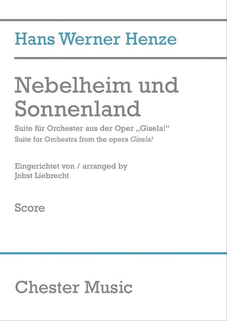Nebelheim Und Sonnenland (2010) Orchestra scores gallery preview page 1