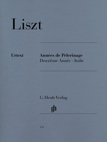 Liszt, Franz: Annees de Pelerinage, Deuxieme Annee Italie