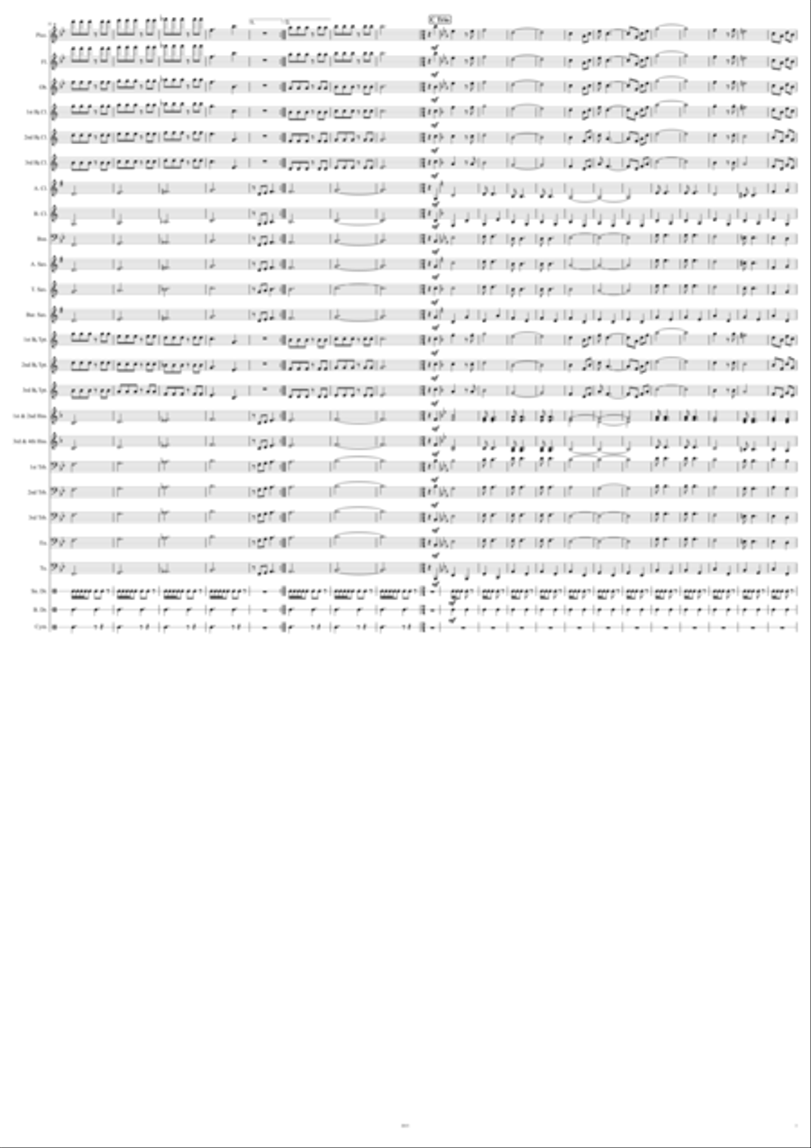 Mississippi State Troopers March Marching Band scores gallery preview page 3