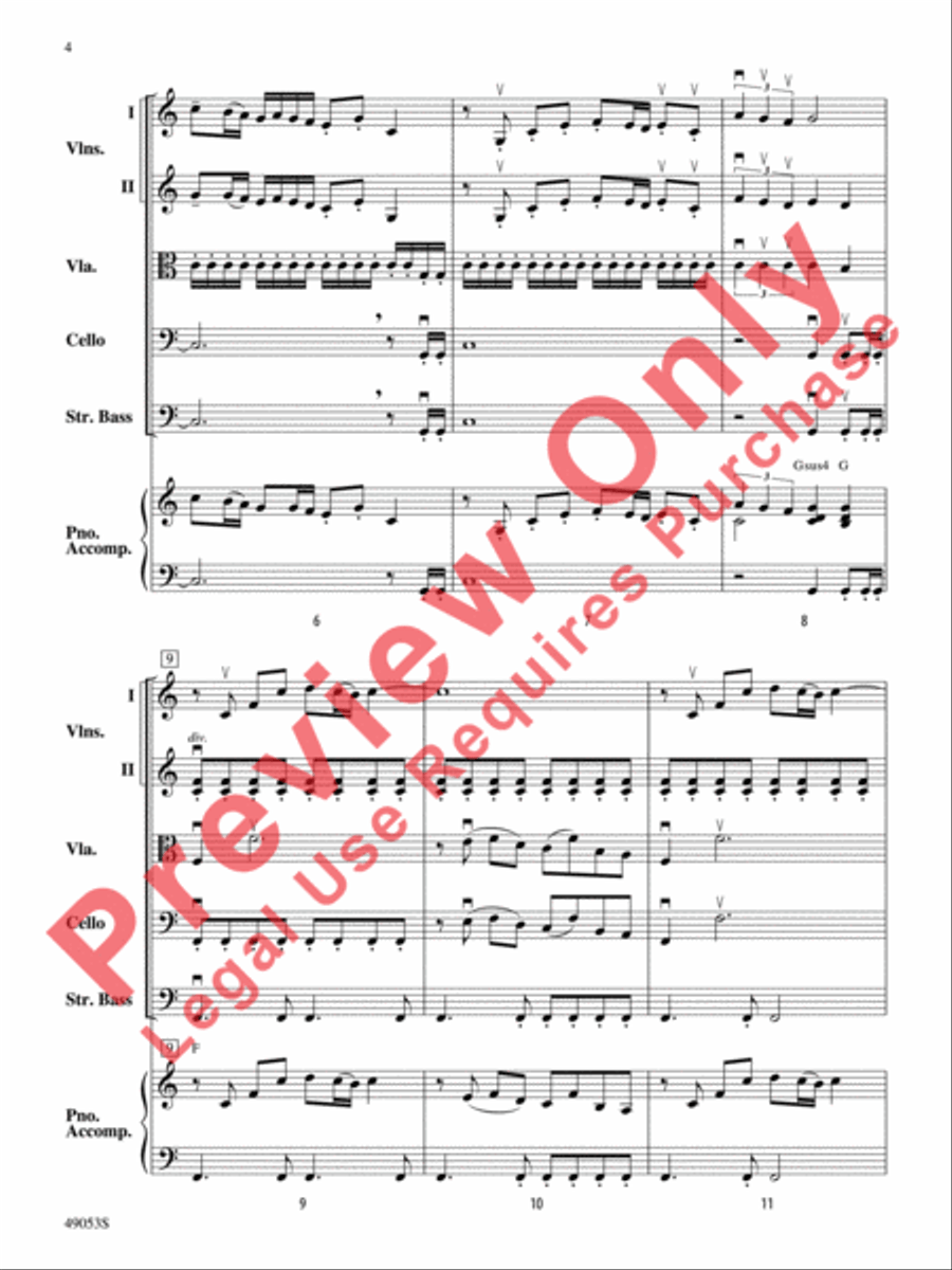 Bach to Rock String Orchestra scores gallery preview page 5