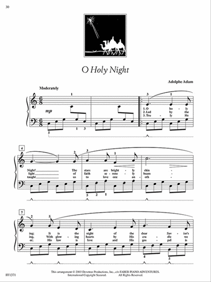 Adult Piano Adventures Christmas – Book 2 Piano Method scores gallery preview page 3