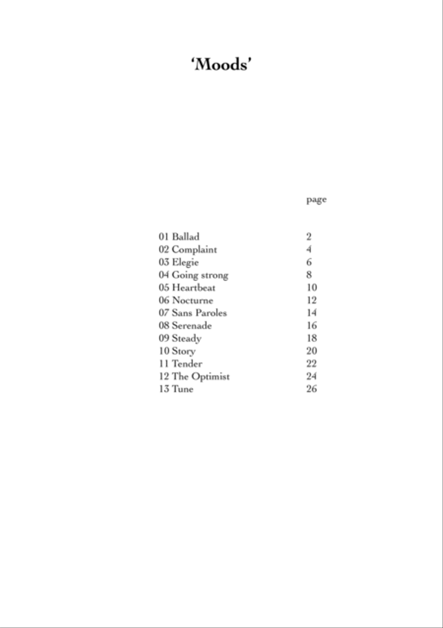 Moods Piano Solo scores gallery preview page 3