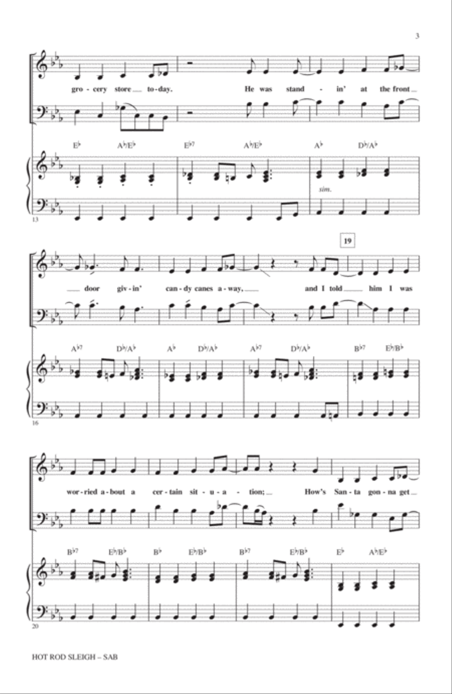 Hot Rod Sleigh Hot Rod Sleigh 3-Part scores gallery preview page 2