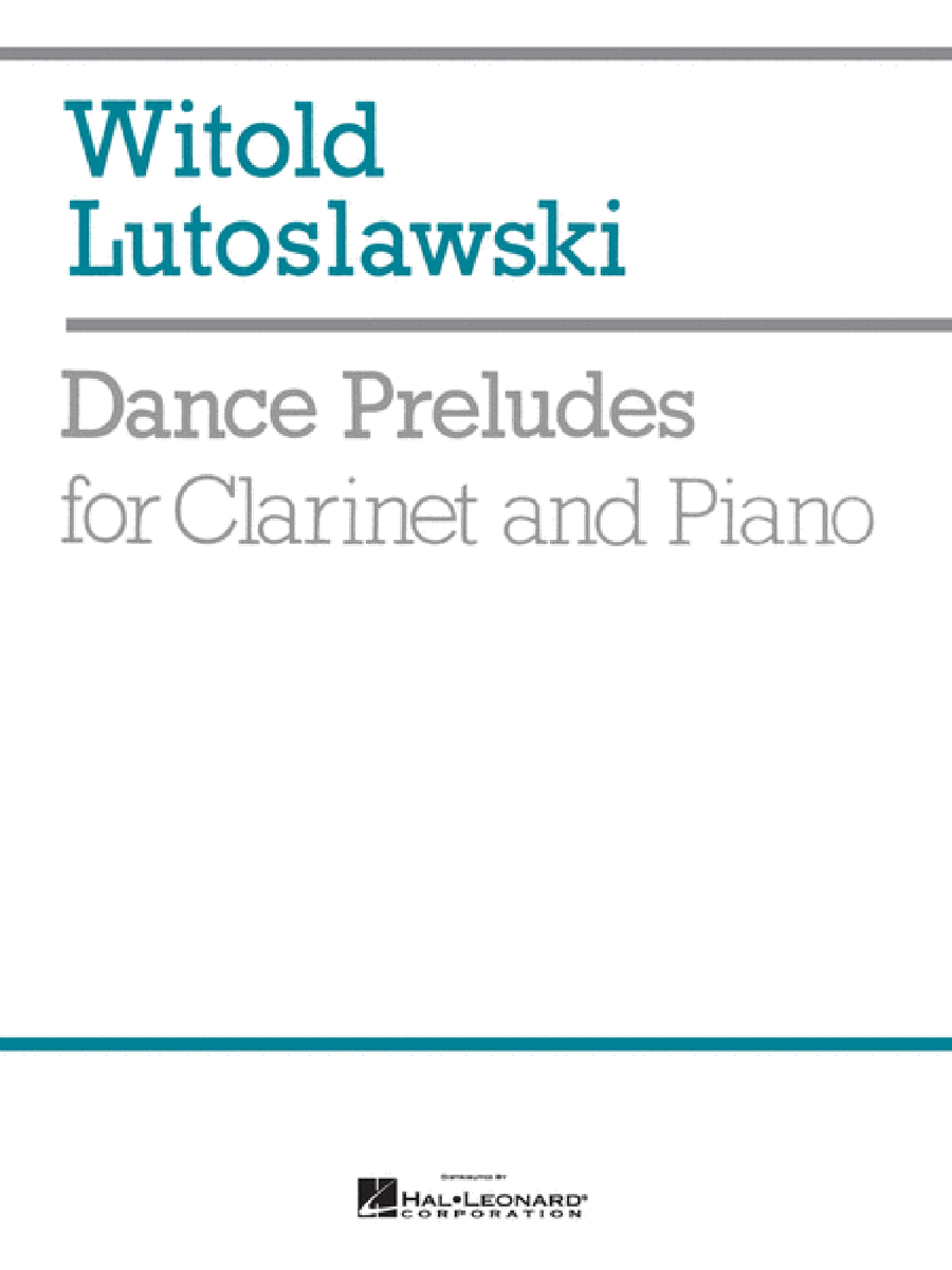 Dance Preludes Dance Preludes Clarinet Solo scores gallery preview page 1