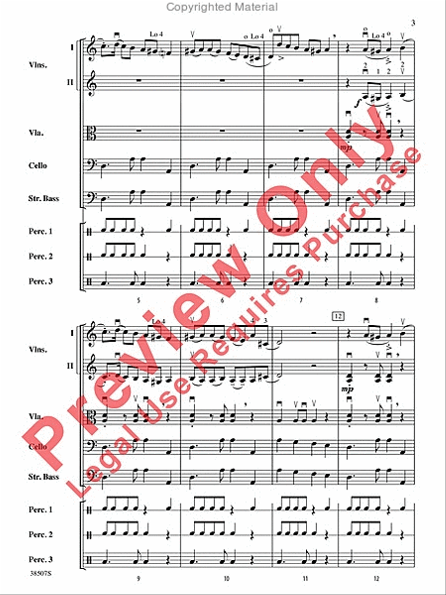 Terkisher Klezmer Fest String Orchestra scores gallery preview page 4