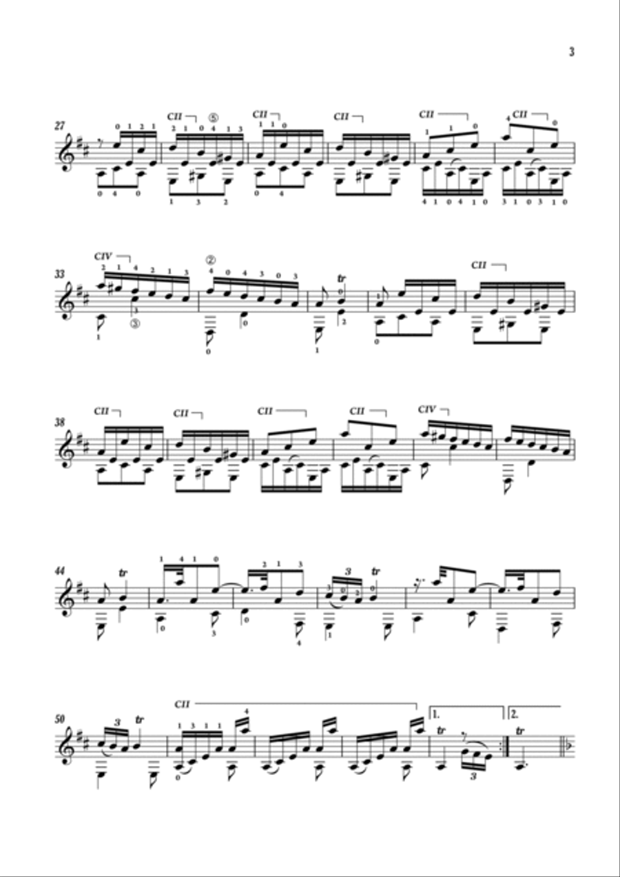 14 Sonatas Acoustic Guitar scores gallery preview page 3