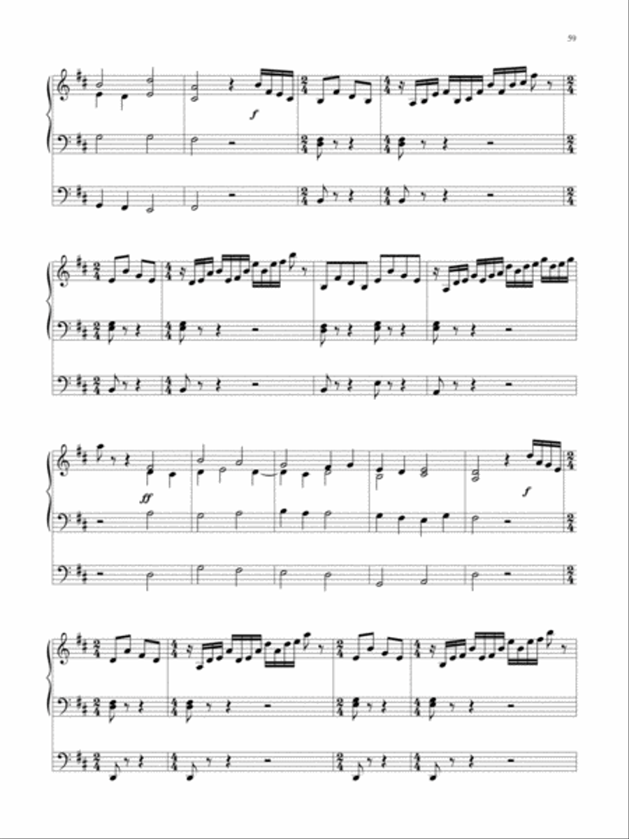 A Wittenberg Collection Organ scores gallery preview page 60