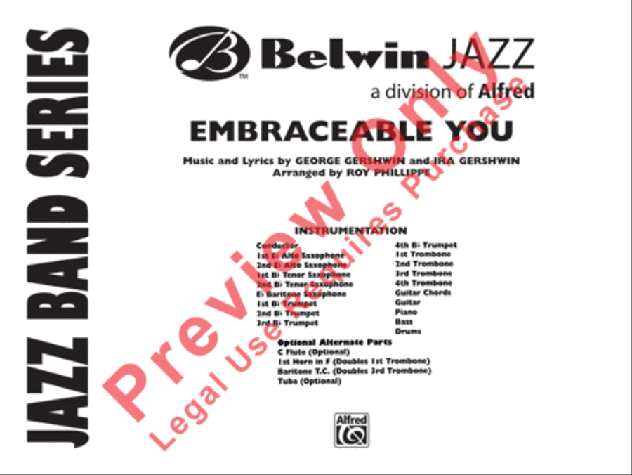 Embraceable You Jazz Ensemble scores gallery preview page 2