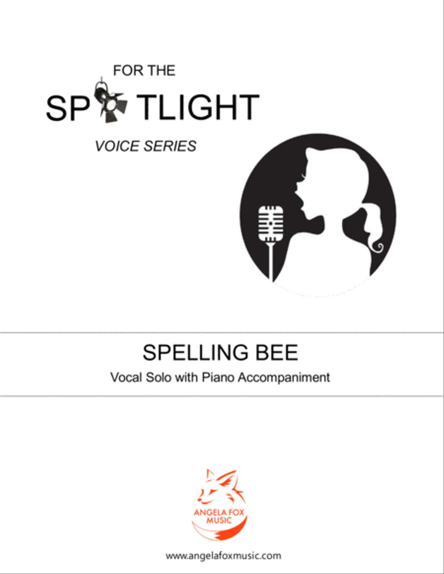 Spelling Bee Spelling Bee Voice Solo scores gallery preview page 1