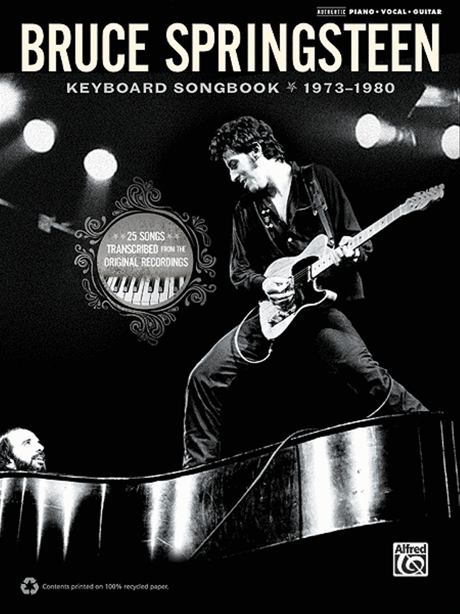 Bruce Springsteen -- Keyboard Songbook 1973-1980 Piano, Vocal, Guitar scores gallery preview page 1