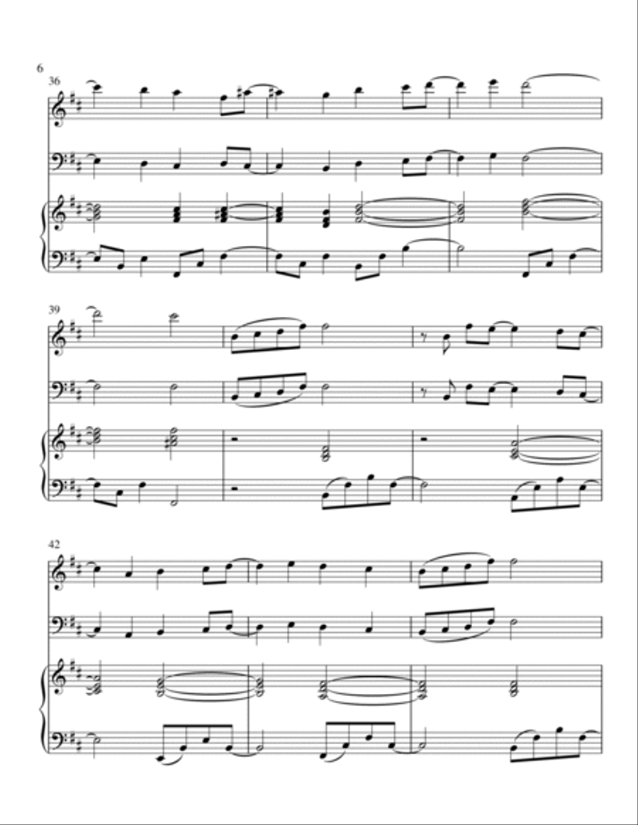 Mary, Did You Know? Mary, Did You Know? Small Ensemble scores gallery preview page 6