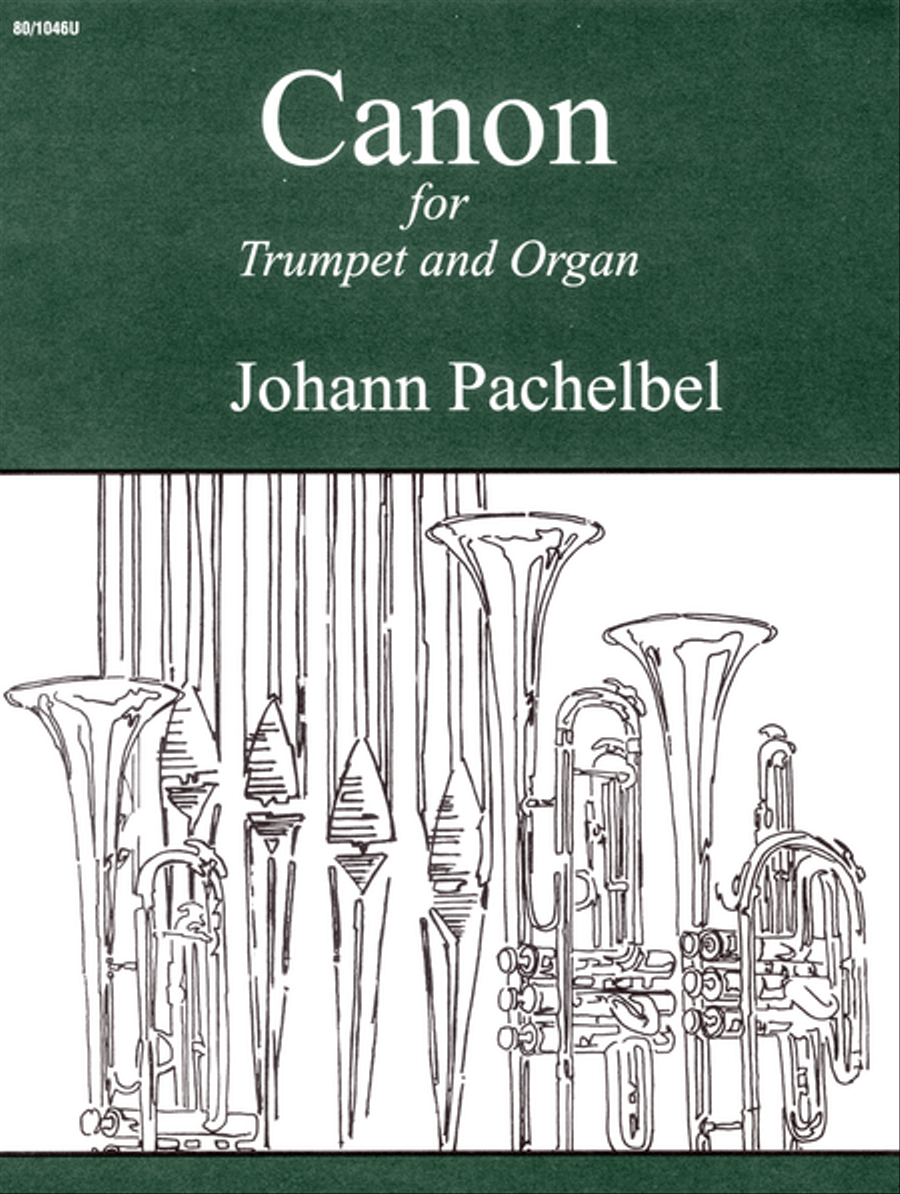 Canon in D for Trumpet and Organ Trumpet scores gallery preview page 1