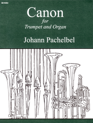 Book cover for Canon in D for Trumpet and Organ