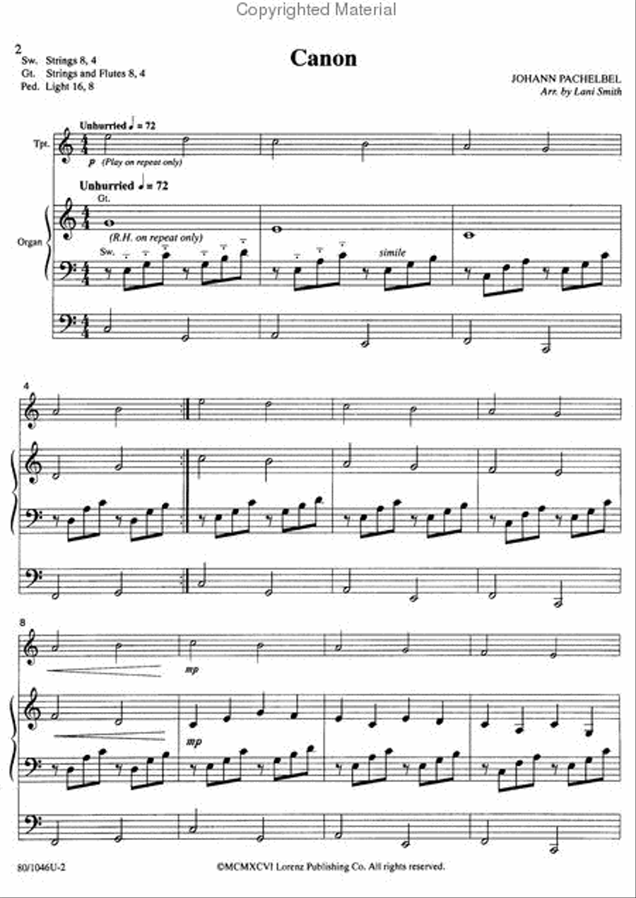 <br>Sheet music extract