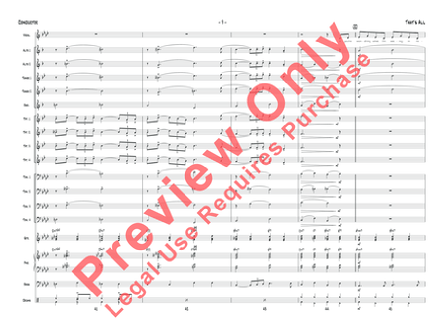 That's All Jazz Ensemble scores gallery preview page 10