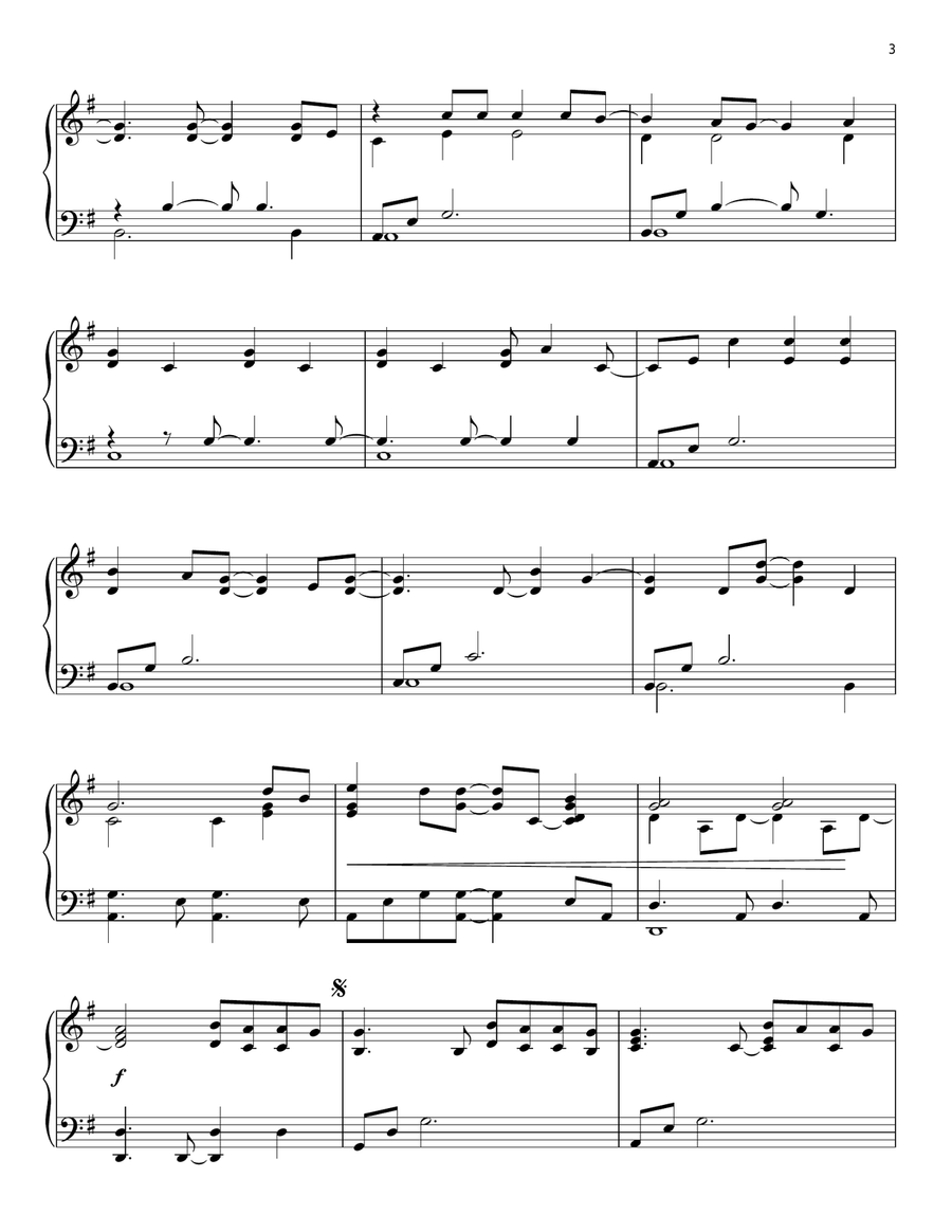 Breathe Breathe Piano Solo scores gallery preview page 3