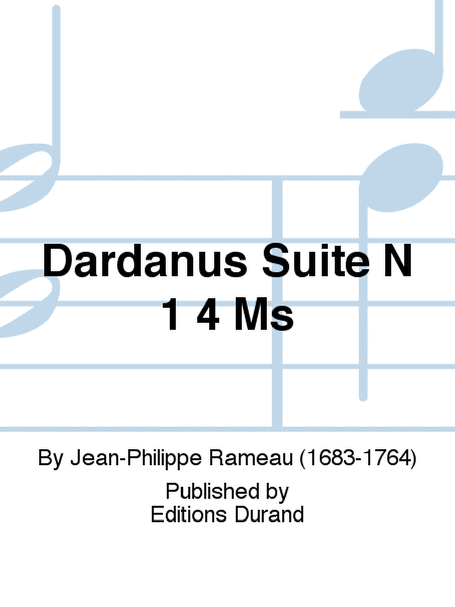 Dardanus Suite N 1 4 Ms