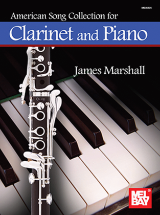 Book cover for American Song Collection for Clarinet and Piano
