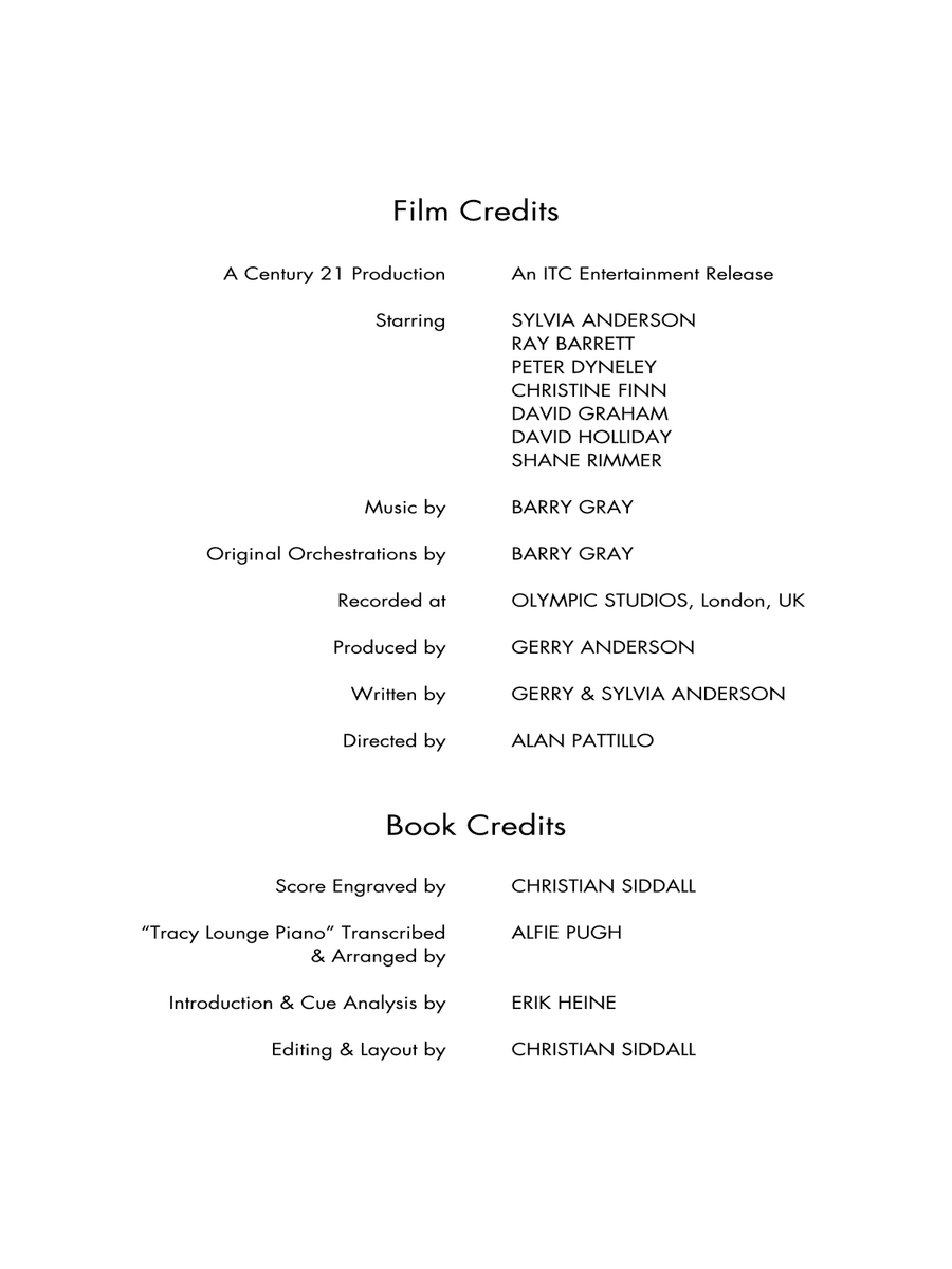 Thunderbirds - Score Only Full Orchestra scores gallery preview page 6