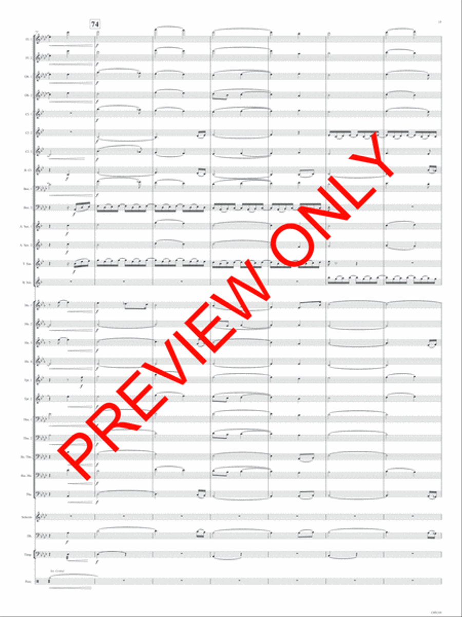 Festive Expressions Concert Band scores gallery preview page 16