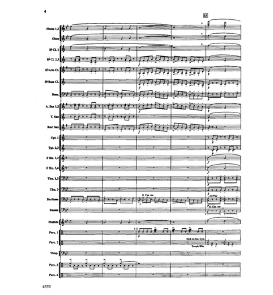 All Things Bright and Beautiful Concert Band scores gallery preview page 4