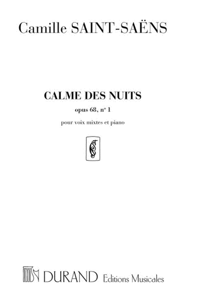 Calme des Nuits opus 68, no1