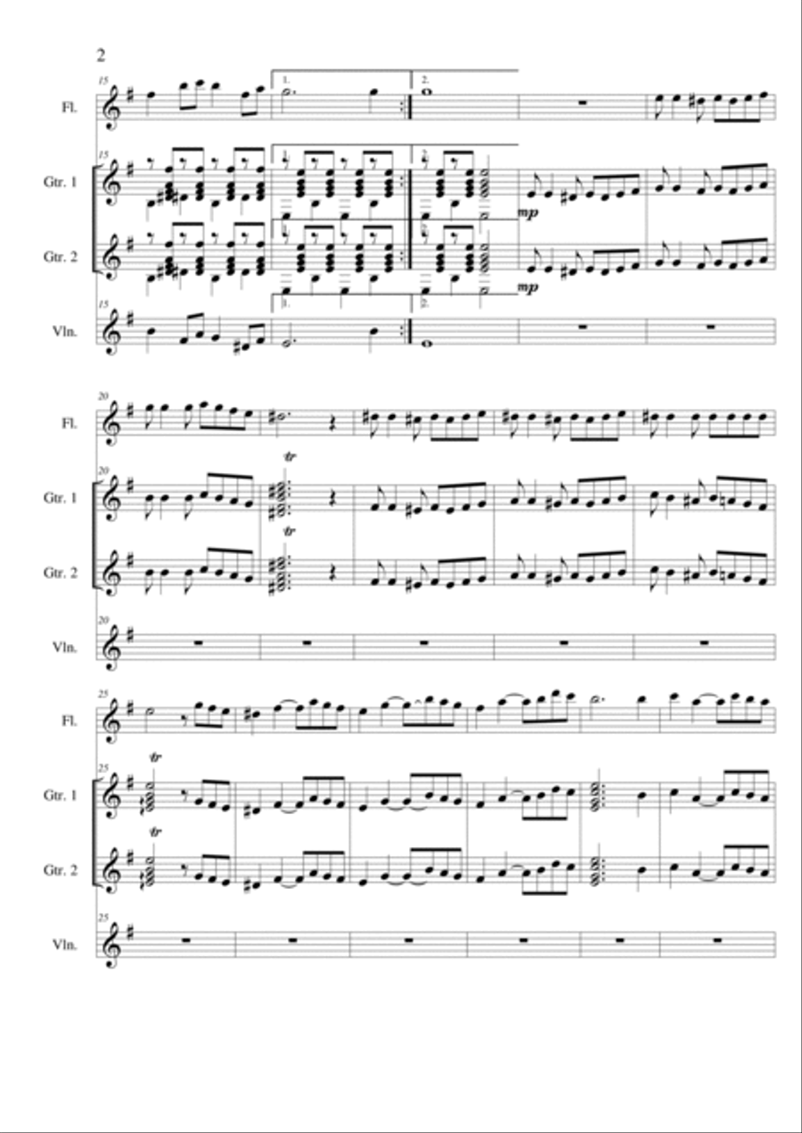 Tierra de palestina instrumental Small Ensemble scores gallery preview page 2