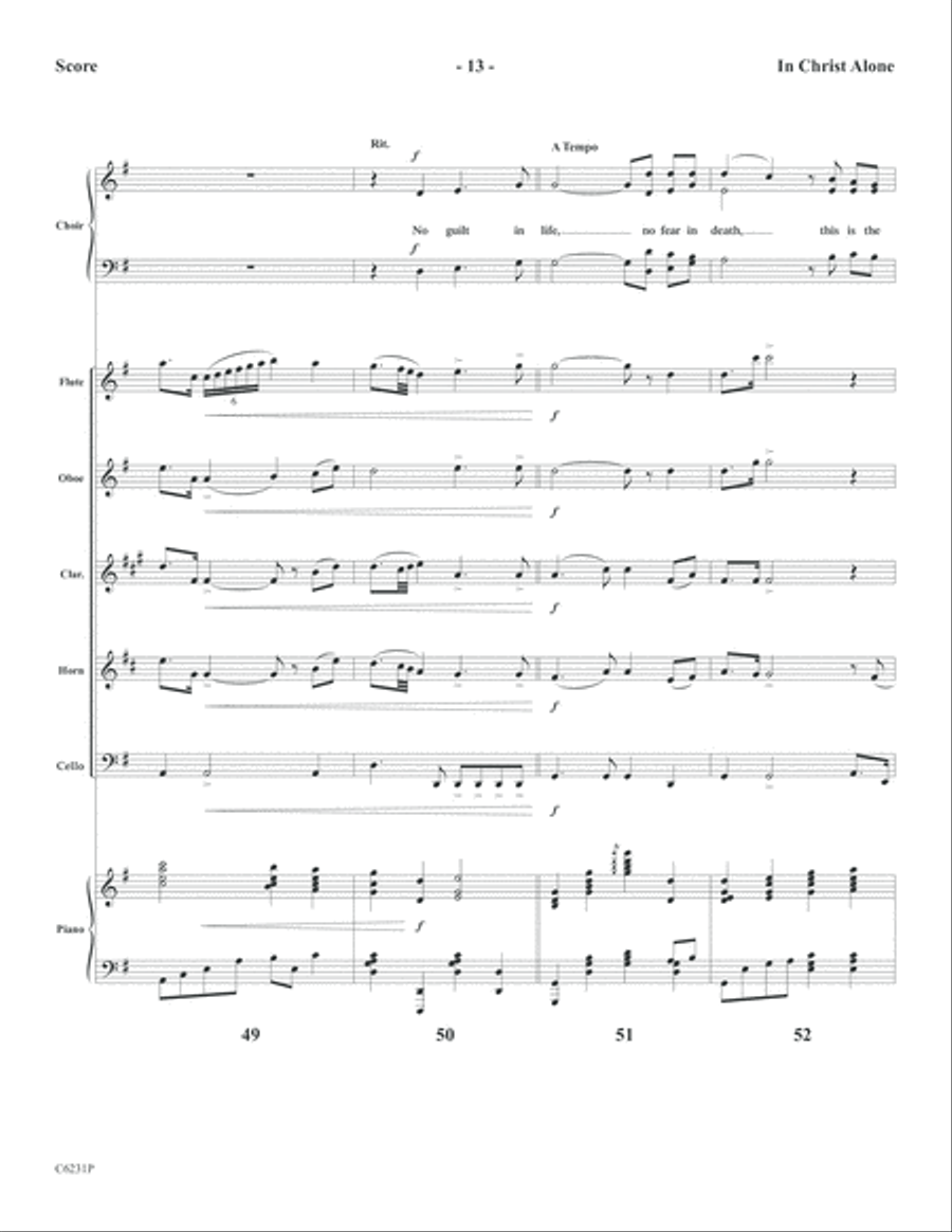 In Christ Alone with Cornerstone Choir scores gallery preview page 15